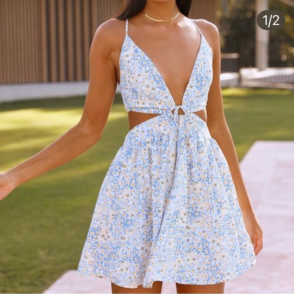 Summer, flowy, floral Hello Molly dress